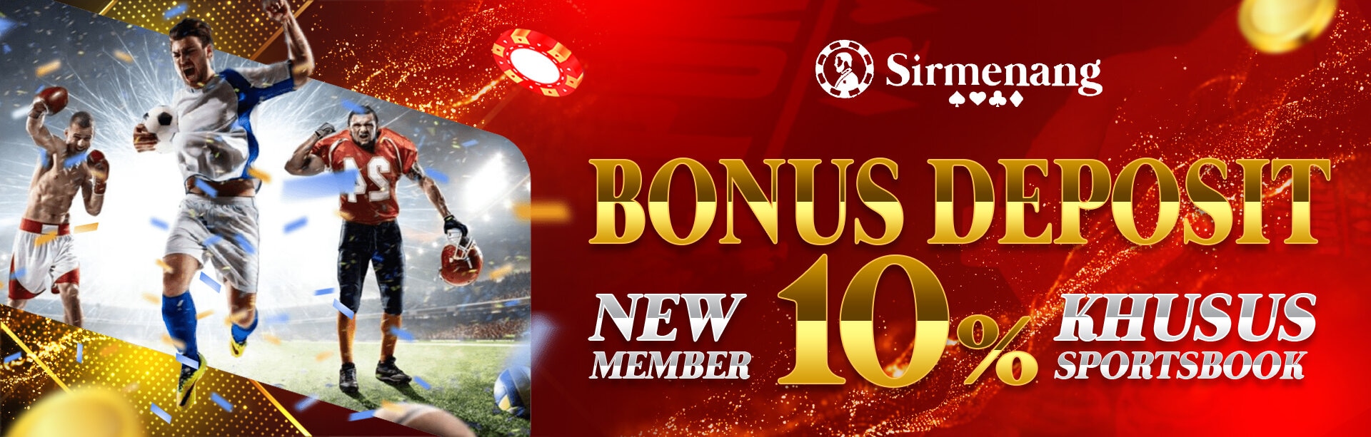 BONUS DEPOSIT NEW MEMBER SPORT 10%
